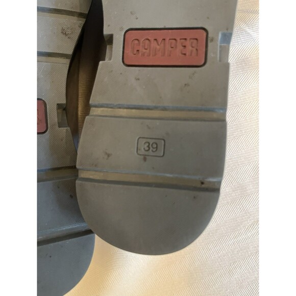 Camper Gray‎ Suede Leather Comfort Platform Sneaker Women Size 39/ 9 - Picture 7 of 10